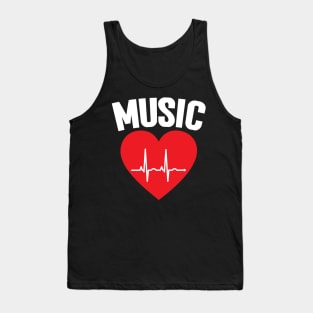 I Heart Music v2 Tank Top